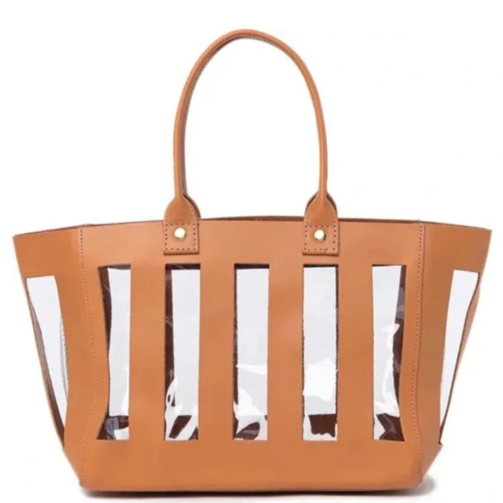 NWOT Clare V. Rafael Translucent Tote